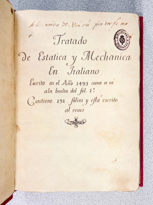 Edizione in facsimile del CODICE MADRID I & II di Leonardo da Vinci, con studi e commentari. Numerato 887/2910. Madrid, 2009