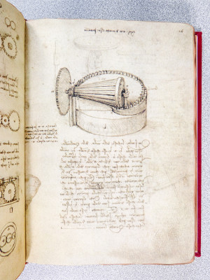 Edizione in facsimile del CODICE MADRID I & II di Leonardo da Vinci, con studi e commentari. Numerato 887/2910. Madrid, 2009