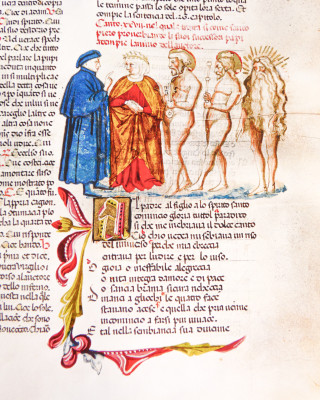 Edizione in facsimile della DIVINA COMMEDIA degli OBIZZI (fine XIV sec.) Numerato 9/300. Imago, 2017
