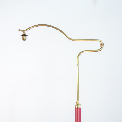 Lampada da terra design attribuito ad ARREDOLUCE, Angelo LELLI. Italia, Anni 40