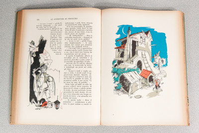 Le Avventure di Pinocchio di Carlo COLLODI, con illustrazioni di Fiorenzo FAORZI. SALANI Editore, Firenze, 1954