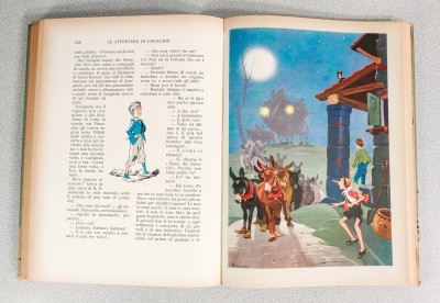 Le Avventure di Pinocchio di Carlo COLLODI, con illustrazioni di Fiorenzo FAORZI. SALANI Editore, Firenze, 1954