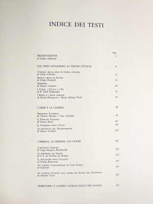 Volume da collezione I SAVOIA, Edizioni d'Italia - Editalia, a cura di Arrigo Pecchioli, riccamente illustrato, con copertina in cuoio sblazato. Esemplare 364/2499. Italia, 1991