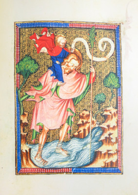 Edizione in facsimile del LIBRO D’ORE DI MODENA datato 1390, in espositore girevole in plexiglass. Il Bulino, 2006