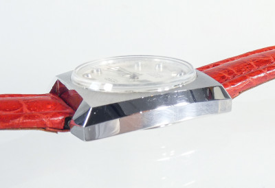 Orologio da polso da uomo automatico LANCO cal AS 2066, con calendario e giorni della settimana. Svizzera, Anni 70