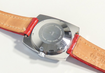 Orologio da polso da uomo automatico LANCO cal AS 2066, con calendario e giorni della settimana. Svizzera, Anni 70