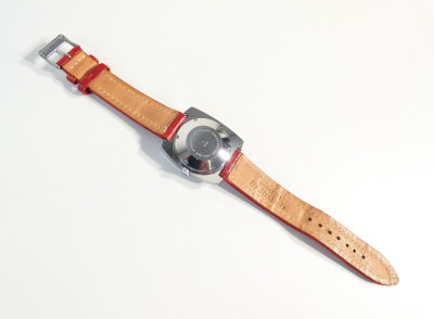 Orologio da polso da uomo automatico LANCO cal AS 2066, con calendario e giorni della settimana. Svizzera, Anni 70