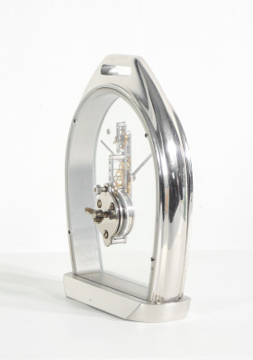 Orologio da tavolo JAEGER LECOULTRE Etrier pour Hermès a baguette, cal. 250 ref. 3 215 006. Svizzera, Anni 90