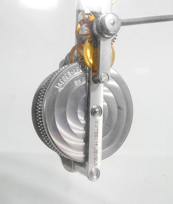 Orologio da tavolo JAEGER LECOULTRE Etrier pour Hermès a baguette, cal. 250 ref. 3 215 006. Svizzera, Anni 90