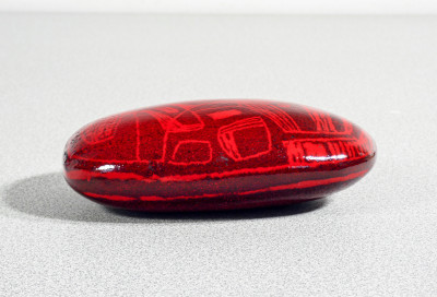 Scultura soprammobile in ceramica smaltata design Victor CERRATO. Italia, Anni 60