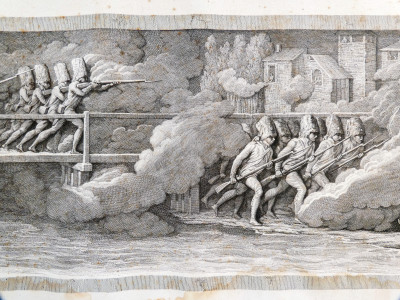 Incisione ottocentesca su dipinto di Andrea APPIANI (1754-1817). Fasti di Napoleone. Milano, Primo Ottocento