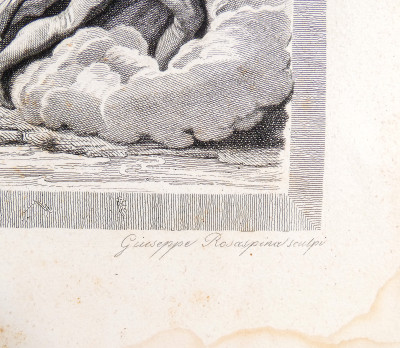 Incisione ottocentesca su dipinto di Andrea APPIANI (1754-1817). Fasti di Napoleone. Milano, Primo Ottocento