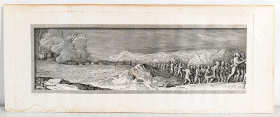 Incisione ottocentesca su dipinto di Andrea APPIANI (1754-1817). Battaglie napoleoniche. Milano, Primo Ottocento