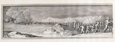 Incisione ottocentesca su dipinto di Andrea APPIANI (1754-1817). Battaglie napoleoniche. Milano, Primo Ottocento