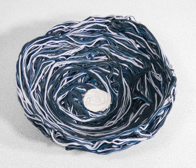 Vaso, coppa in resina Spaghetti design Gaetano PESCE per FISH Design. Italia, 2016