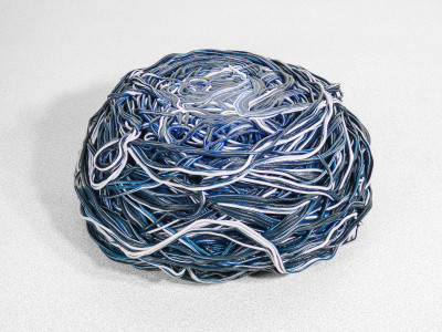 Vaso, coppa in resina Spaghetti design Gaetano PESCE per FISH Design. Italia, 2016