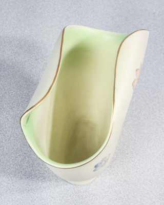 Vaso in ceramica dipinta a mano LENCI Torino. Italia, Anni 30