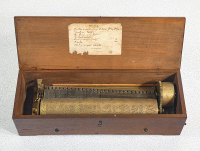 ?? ANTICO CARILLON SCATOLA MUSICALE CILINDRO DAVID CADET GINEVRA EPOCA 1800