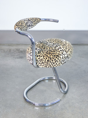Coppia di sedie Cobra, design Giotto STOPPINO. Italia, Anni 70