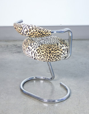 Coppia di sedie Cobra, design Giotto STOPPINO. Italia, Anni 70