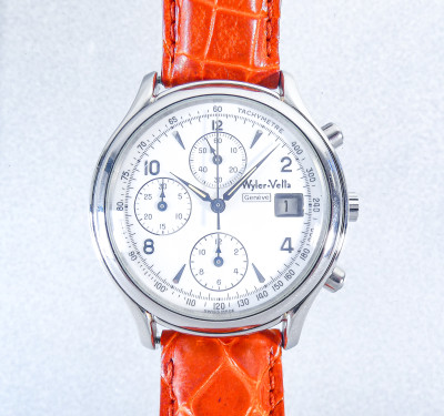 Cronografo automatico WYLER VETTA mod. 1105.47 cal. 2892-2. calendario a ore 3. Svizzera, Anni 90