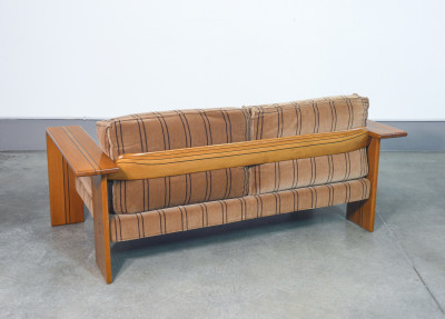 Divano a due posti serie Artona design Afra & Tobia SCARPA per MAXALTO. Italia, Anni 70