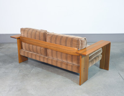 Divano a due posti serie Artona design Afra & Tobia SCARPA per MAXALTO. Italia, Anni 70