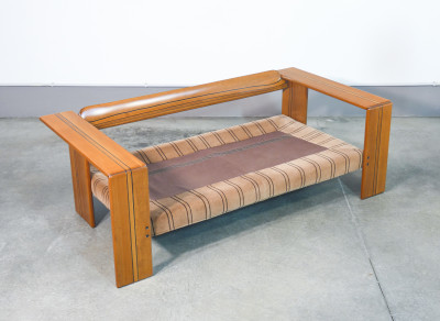 Divano a due posti serie Artona design Afra & Tobia SCARPA per MAXALTO. Italia, Anni 70