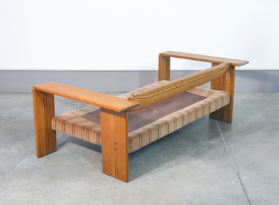 Divano a due posti serie Artona design Afra & Tobia SCARPA per MAXALTO. Italia, Anni 70