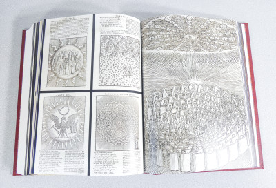 La DIVINA COMMEDIA, illustrata da William BLAKE e Andrea MARICONTI. Ampia sezione iconografica con 274 immagini tratte da codici, illustrazioni e opere d'arte ispirate alla Commedia. Numerata 1425/1499. UTET Grandi Opere. Torino, 2013