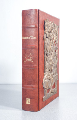 LIBRO D'ORE, Selezione di canti biblici nella traduzione poetica di David Maria TUROLDO, con opere di Ugo RIVA. Numerata 808/975. FMR. Bologna, 2006