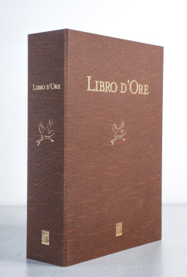 LIBRO D'ORE, Selezione di canti biblici nella traduzione poetica di David Maria TUROLDO, con opere di Ugo RIVA. Numerata 808/975. FMR. Bologna, 2006