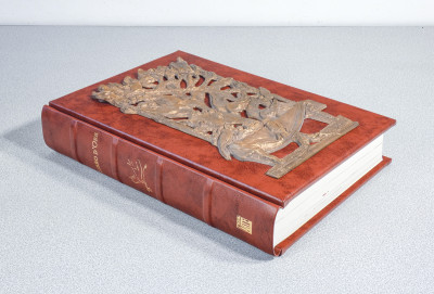 LIBRO D'ORE, Selezione di canti biblici nella traduzione poetica di David Maria TUROLDO, con opere di Ugo RIVA. Numerata 808/975. FMR. Bologna, 2006