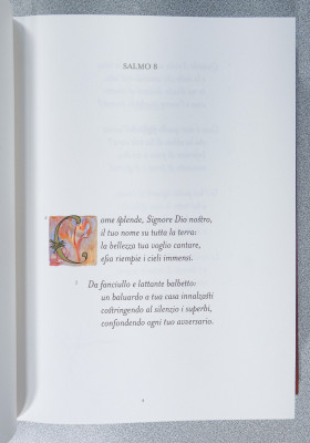 LIBRO D'ORE, Selezione di canti biblici nella traduzione poetica di David Maria TUROLDO, con opere di Ugo RIVA. Numerata 808/975. FMR. Bologna, 2006