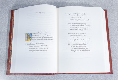 LIBRO D'ORE, Selezione di canti biblici nella traduzione poetica di David Maria TUROLDO, con opere di Ugo RIVA. Numerata 808/975. FMR. Bologna, 2006