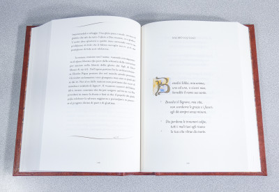 LIBRO D'ORE, Selezione di canti biblici nella traduzione poetica di David Maria TUROLDO, con opere di Ugo RIVA. Numerata 808/975. FMR. Bologna, 2006