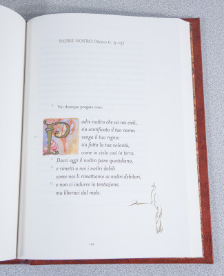 LIBRO D'ORE, Selezione di canti biblici nella traduzione poetica di David Maria TUROLDO, con opere di Ugo RIVA. Numerata 808/975. FMR. Bologna, 2006