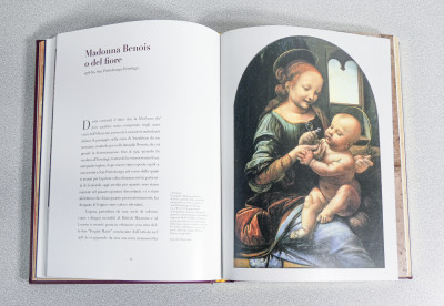 Libro da collezione LEONARDO Il Genio, edizione limitata e numerata 202/300, bassorilievo in bronzo. Scripta Maneant per Priuli & Verlucca. Italia, 2018