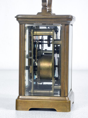 Orologio Officier, Pendulette con sveglia. Funzionante. Primo Novecento