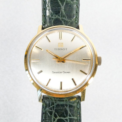 Orologio da polso TISSOT Seastar Seven cassa in oro 18k/750. Svizzera, Anni 60/70