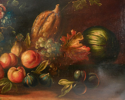 Natura morta in olio su tela. Primo Novecento