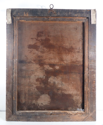 Dipinto a olio su tela raffigurante Santo Stefano. Scuola italiana, Seicento