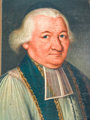 Dipinto a olio su tela di Stefano CHIANTORE, Ritratto di uomo. Italia, 1796