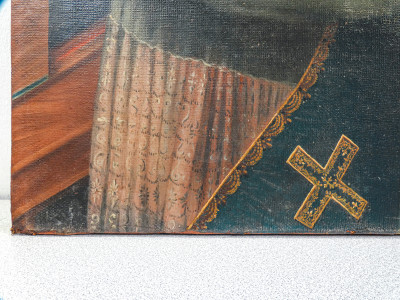Dipinto a olio su tela di Stefano CHIANTORE, Ritratto di uomo. Italia, 1796