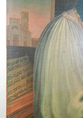 Dipinto a olio su tela di Stefano CHIANTORE, Ritratto di uomo. Italia, 1796