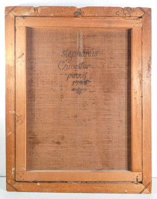 Dipinto a olio su tela di Stefano CHIANTORE, Ritratto di uomo. Italia, 1796