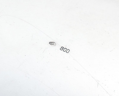 Scatola portagioie in argento 800 sagomato e cesellato. Italia, Anni 30