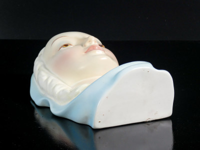 Scultura in ceramica C.I.A. Manna, Madonna sorriso, n. 101 Torino, Anni 40