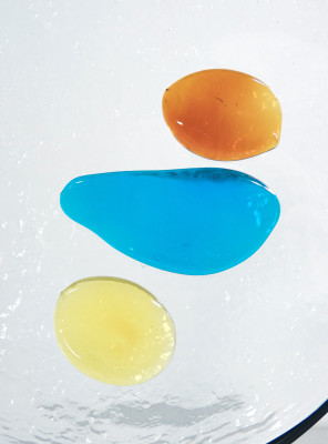 Scultura in vetro sonoro soffiato, design Alfredo BARBINI. Murano, Anni 70