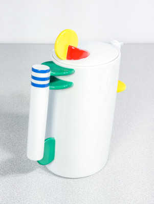 Servizio da caffé Color, design Marcello MORANDINI per ROSENTHAL, scatola e certificato originali. Germania, 1989